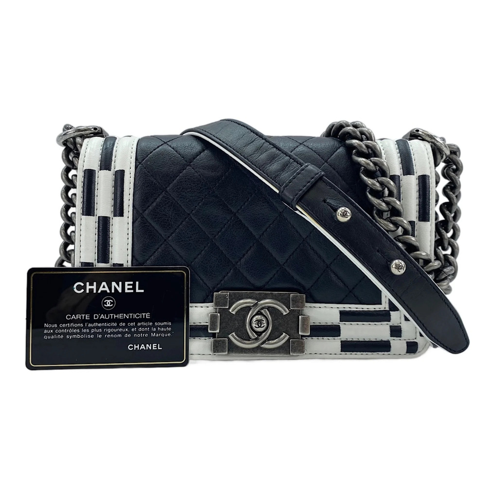 Chanel Boy Small Shoulder Bag, Black